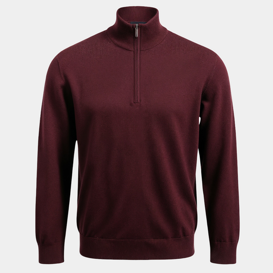 Troyer Bordeaux reine Merinowolle Made in Italy