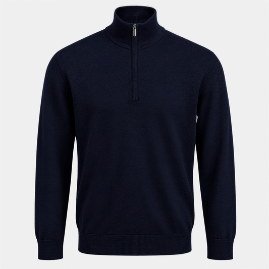 Troyer Navy reine Merinowolle Made in Italy