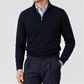 Troyer Navy reine Merinowolle Made in Italy