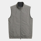 Reversible Zip Weste Navy/Grau