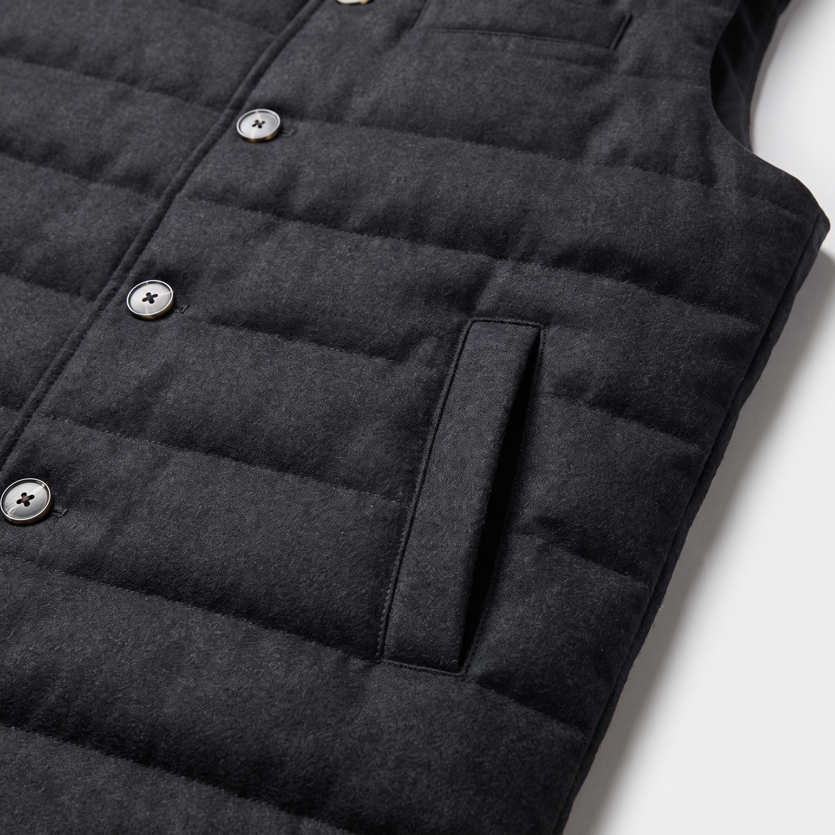 Steppweste Black Daune Vitale Barberis Canonico