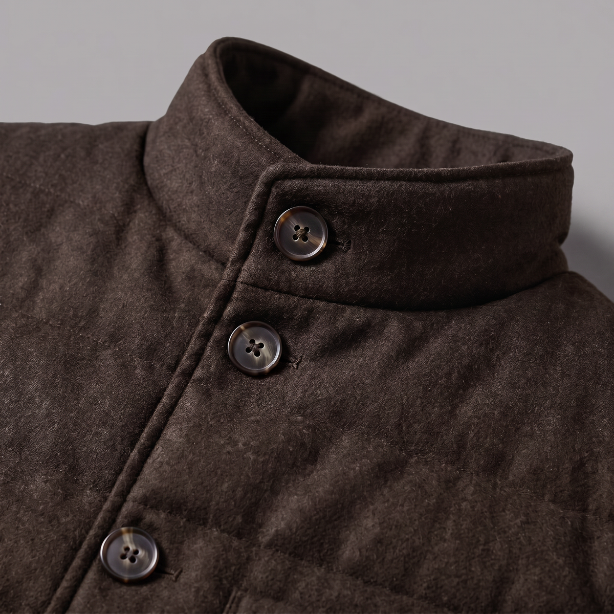 Steppweste Brown Daune Vitale Barberis Canonico