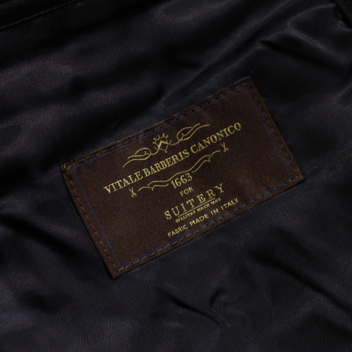 Steppweste Navy Daune Vitale Barberis Canonico