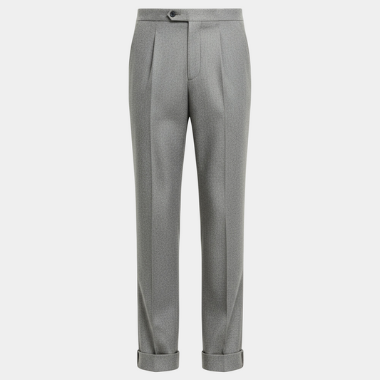 Wollhose Flanell Grey Satorial
