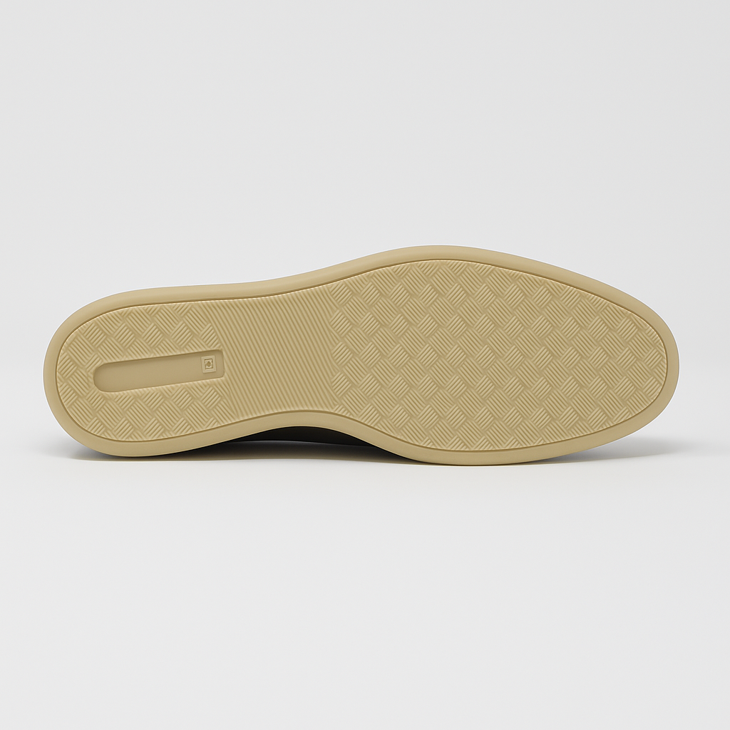 Yanko Hightop Loafer genarbtes Leder Dark Brown