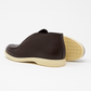 Yanko Hightop Loafer genarbtes Leder Dark Brown