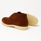 Yanko Hightop Loafer Velours Leder Café Braun