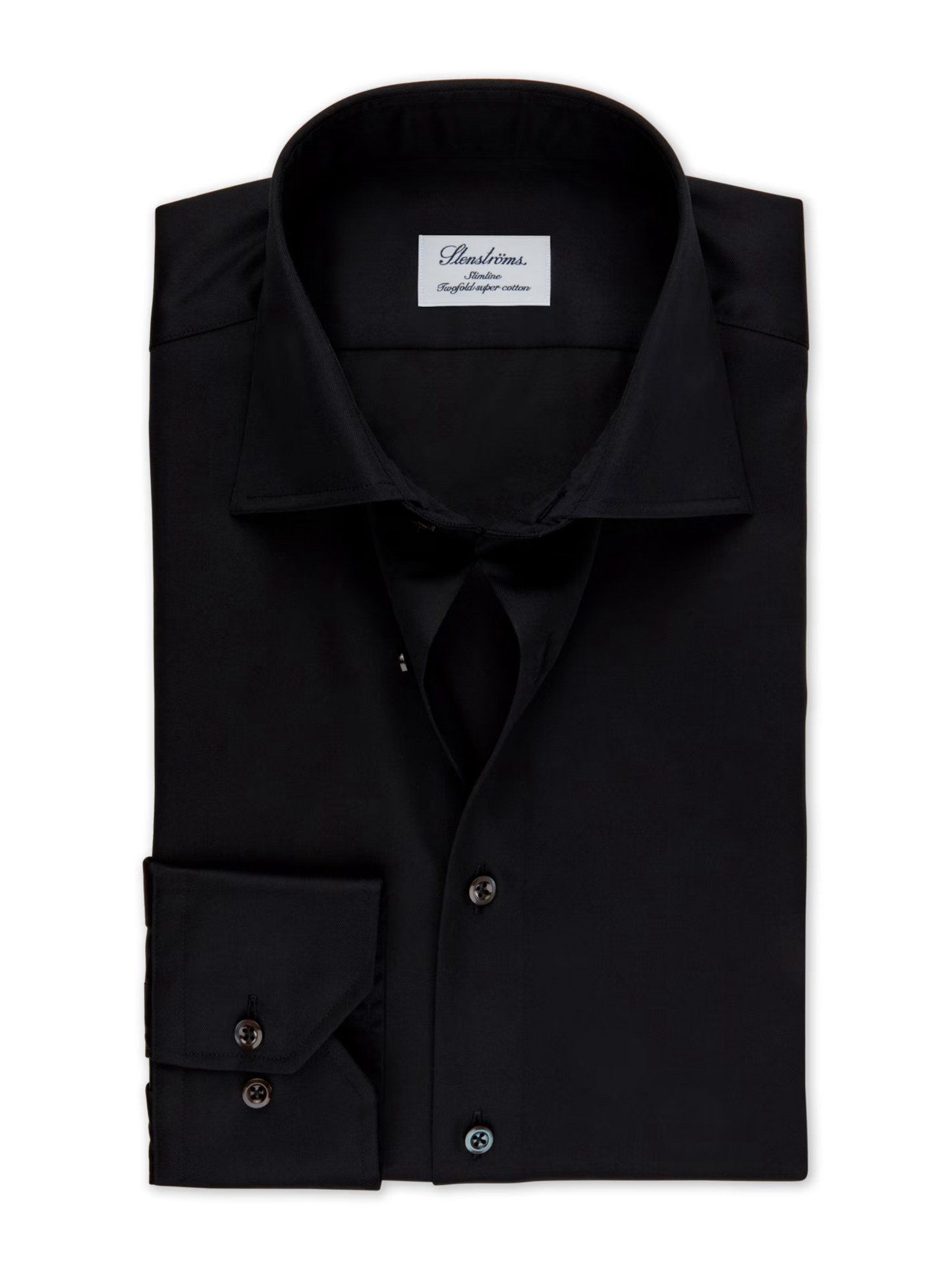 Business Hemd Stenströms Slimline Schwarz